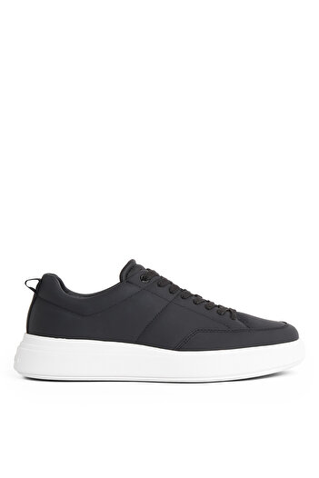 Calvin Klein Černé pánské tenisky - Calvin Klein Low Top Lace Up Basket Pad