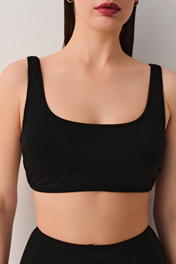 SUWEN Curved Bralette Bikini Üst