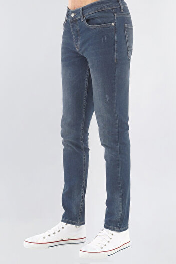 CEDY DENIM Тонкі джинси-стрейч із заниженою талією Jean Joe із заниженою талією C300 світло-блакитного кольору
