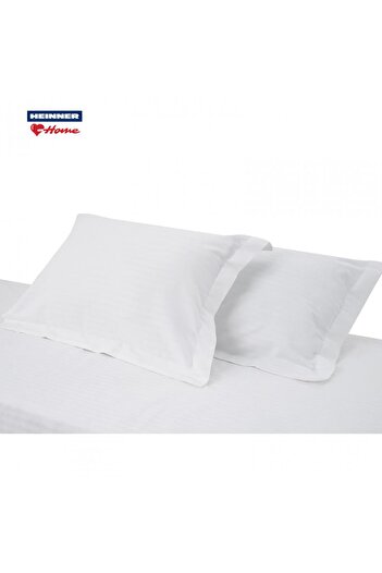 Heinner Home Damask cotton pillowcase, 50x70 cm - Set of 2 pieces White