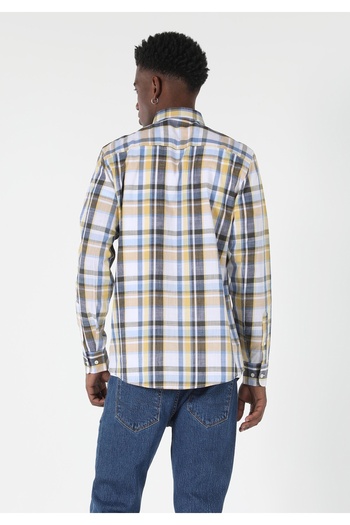 Colin's Regular Fit Shirt Neck Men's Multicolor Long Sleeve Shirt