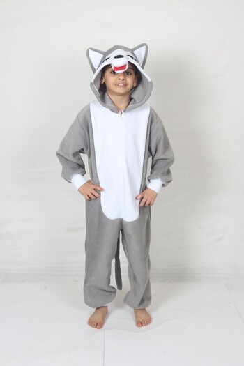 Kadıköy Kostüm Costume for Children Siberian Husky Wolf