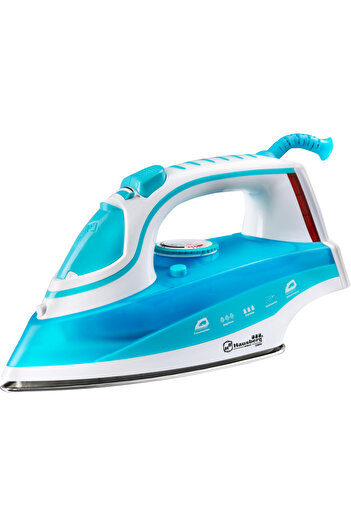 Hausberg Iron HB-7801BL, ceramic, jet 17g/min, steam 25g/min, drip-proof, self-cleaning, 2300W