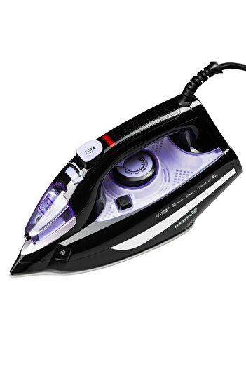 Hausberg Iron HB-7842MV, 2300W, 300ml tank, 18g/min steam, ceramic, self-cleaning, spray