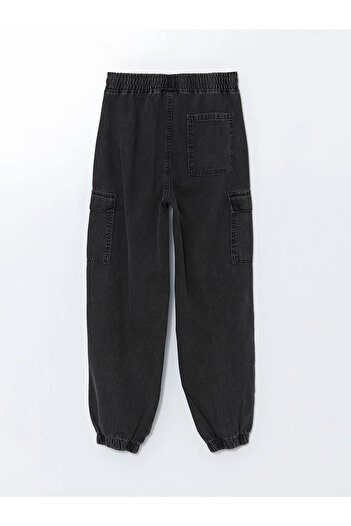 LC Waikiki LCW Kids Antrasit Beli Lastikli Erkek Çocuk Kargo Jean Pantolon