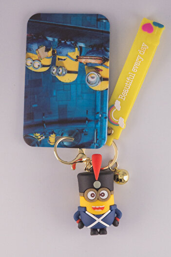 shop Cute Stylish Bob Soldier Figure Keychain and Id Card Holder