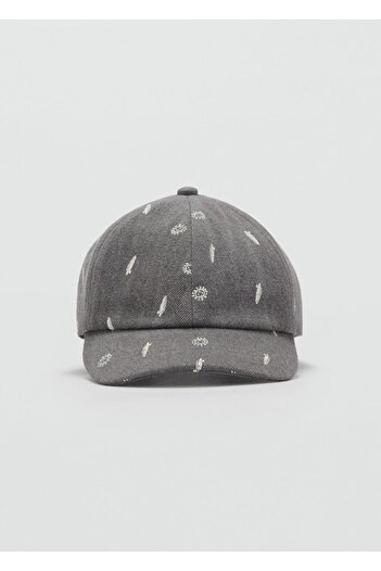 MANGO Baby Patterned Visor Hat