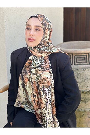 Modakaşmir Piosa Desen Twill Şal