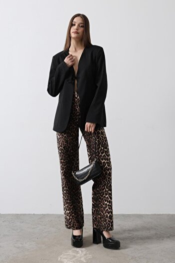 Ladin Butik Μπουφάν Blazer με δέσιμο μπροστά