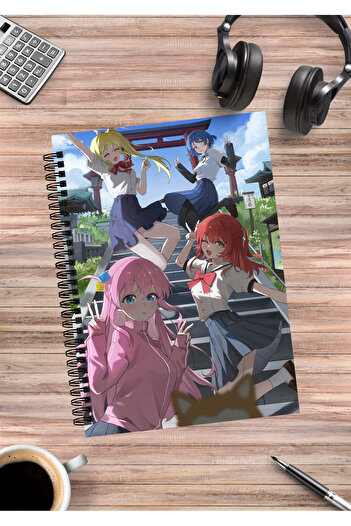 mertfigur Bochi the Rock Anime Spiral Notebook A5 (50 Sheets)