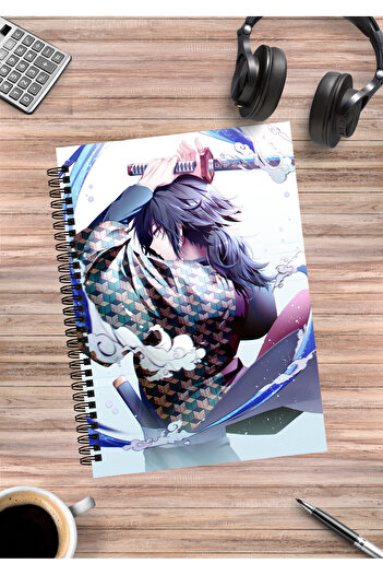 mertfigur Demon Slayer Anime Spiral Notebook A5 (50 Sheets)