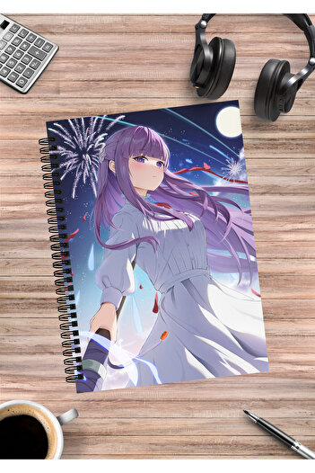 mertfigur Frieren Beyond Journey's End Himmel Fern Stark Anime Spiral Notebook A5 (50 Sheets)