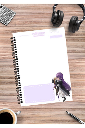 mertfigur Frieren Beyond Journey's End Himmel Fern Stark Anime Spiral Notebook A5 (50 Sheets)