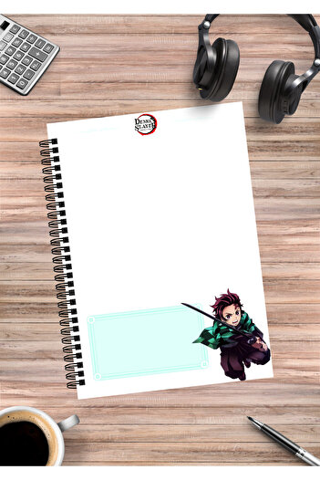 mertfigur Demon Slayer Anime Spiral Notebook A5 (50 Sheets)