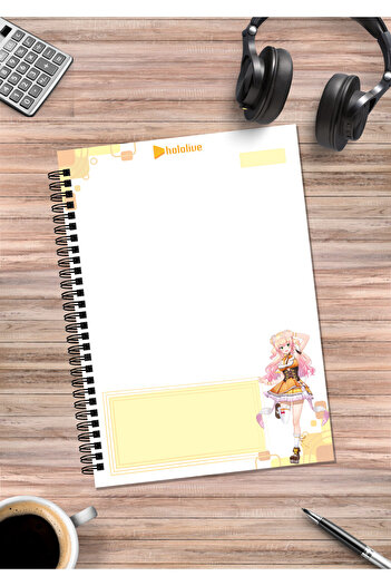 mertfigur Hololive Vtuber Anime Spiral Notebook A5 (50Sheets)