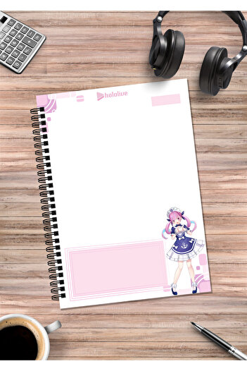 mertfigur Hololive Vtuber Anime Spiral Notebook A5 (50Sheets)