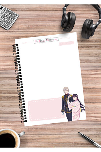 mertfigur My Happy Marriage Anime Spiral Notebook A5 (50 Sheets)