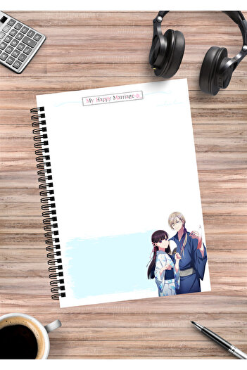 mertfigur My Happy Marriage Anime Spiral Notebook A5 (50 Sheets)