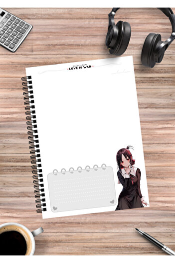 mertfigur Kaguya Sama Love Is War Chika Anime Spiral Notebook A5 (50Sheets)