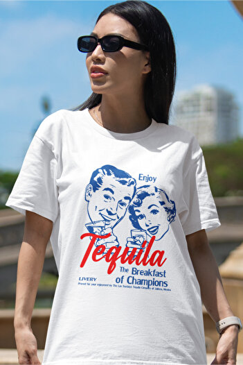 SUNFREE Popular Trend Tequila Printed Oversize Women's Tshirt