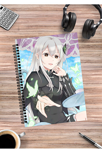 mertfigur Re Zero Rem Ram Emilia Anime Spiral Notebook A5 (50Leaf)