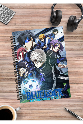 mertfigur Blue Lock Anime Spiral Notebook A5 (50 Sheets)