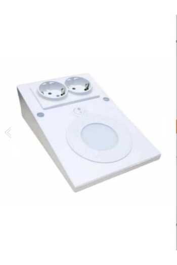 inteknoloji Electrical Socket Bizce Led Park Kitchen Cabinet under Counter Lighting Socket 6500 K White Light