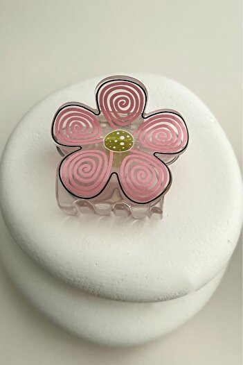 Modex Clover Flower Small Latch Hair Clip (Size:5Cm)