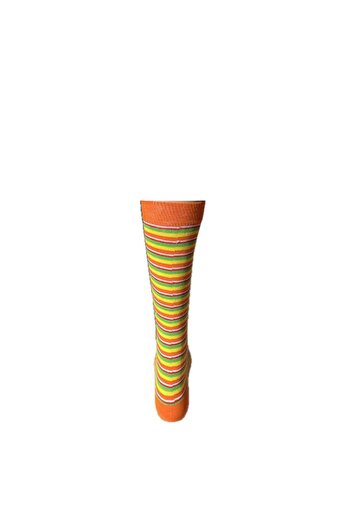 LOOKSOCKS Look Socks- Women's Circled Knee Socks - Orange