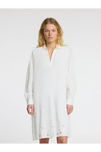 Selected Femme Minikleid Broderie Anglaise