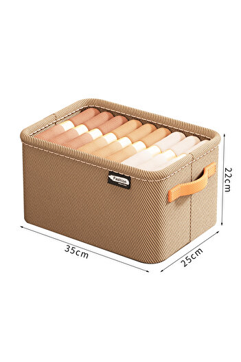 Choice 1 PCS Khaki - Medium 1/2/3PCS Collapsible Clothing Organizer Closet Clothes Pants Storage Organizer