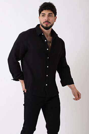 Stilkombin Uzun Kol Keten Gömlek BLD 7040_40368