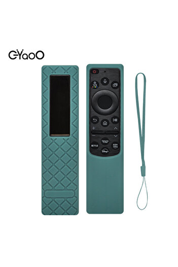Choice Grey Green BN59-01385 silicone cover for Samsung Smart TV Solar cell remote Control Suit For solar R