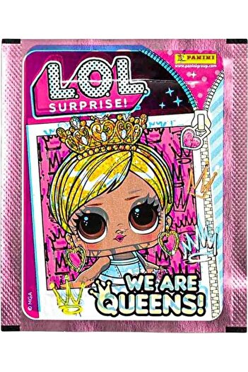 Panini L.O.L Surprise! We are Queens! Licensed Sticker Collection Album + 5 Pack Sticker Set