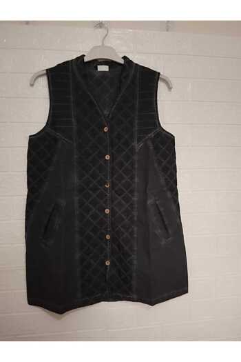anne moda ankara Authentic 100% Cotton Quilted 2-Pocket Vest