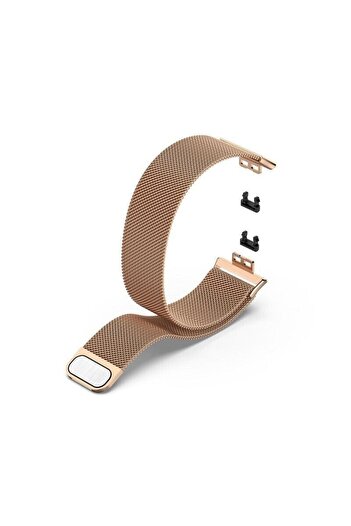 Nezih Case Huawei Watch Fit / Fit Elegant Compatible Practical Magnetic Design Stainless Steel Mesh Metal Band