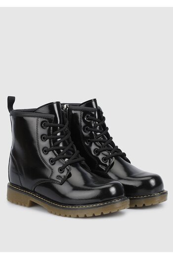 Kiddo Girl's Black Boots