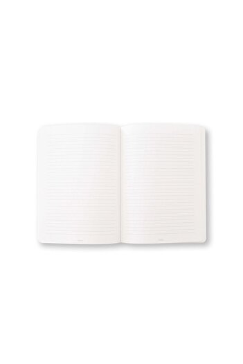 Chapters Canvas Notebook, Pale Pink & Red Hearts