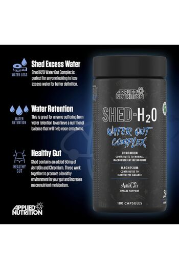 applied nutrition Shed H2O, 180 Capsules