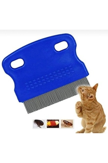 btm home 1Pc Lice Comb Cat Dog Pet Lice Flea Comb Iron Needle Toothed Comb