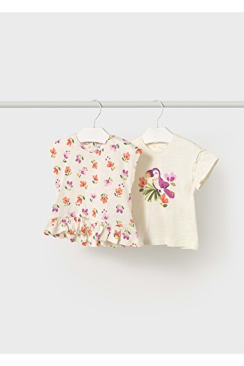 MAYORAL T-Shirt-2's Short Sleeve Bone-Turu
