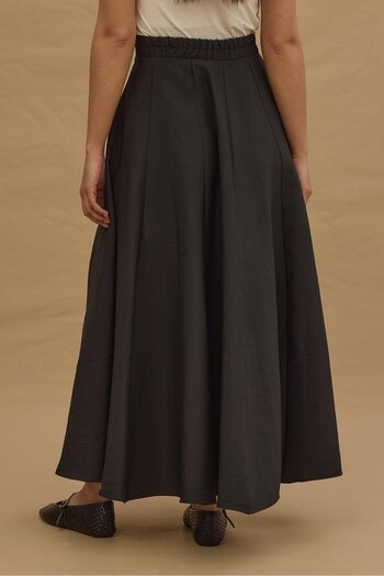 Fahhar Godeli Maxi Skirt - Black