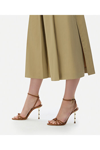İpekyol Contrast Metal Heel Shoes