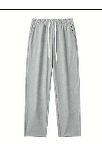 GERLAY unisex γκρι ίσιο παντελόνι