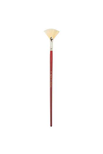 Bigpoint Oil Paint Fan Brush Natural Bristle Series 113 No: 10