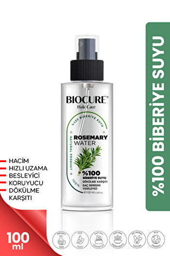 Biocure 100% Pure Rosemary Water Healthy Hair Growth Support & Anti-Hair Loss 100ml