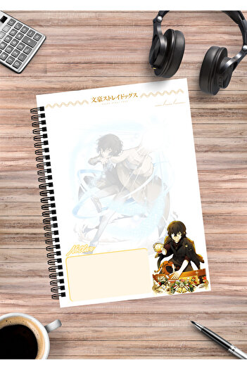 mertfigur Bungou Stray Dogs Spiral Notebook A5 (50 Sheets)