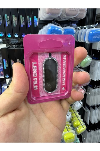 SOLİD CASE Galaxy A26 A36 A56 Compatible Stone Lens Camera Protector Stone Lens