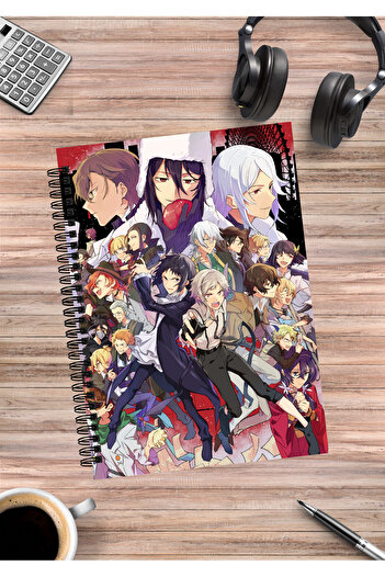mertfigur Bungou Stray Dogs Spiral Notebook A5 (50 Sheets)
