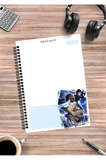 mertfigur Bungou Stray Dogs Spiral Notebook A5 (50 Sheets)